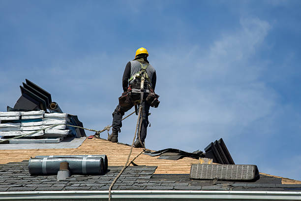 Professional Roofing technician working in Alton, VA